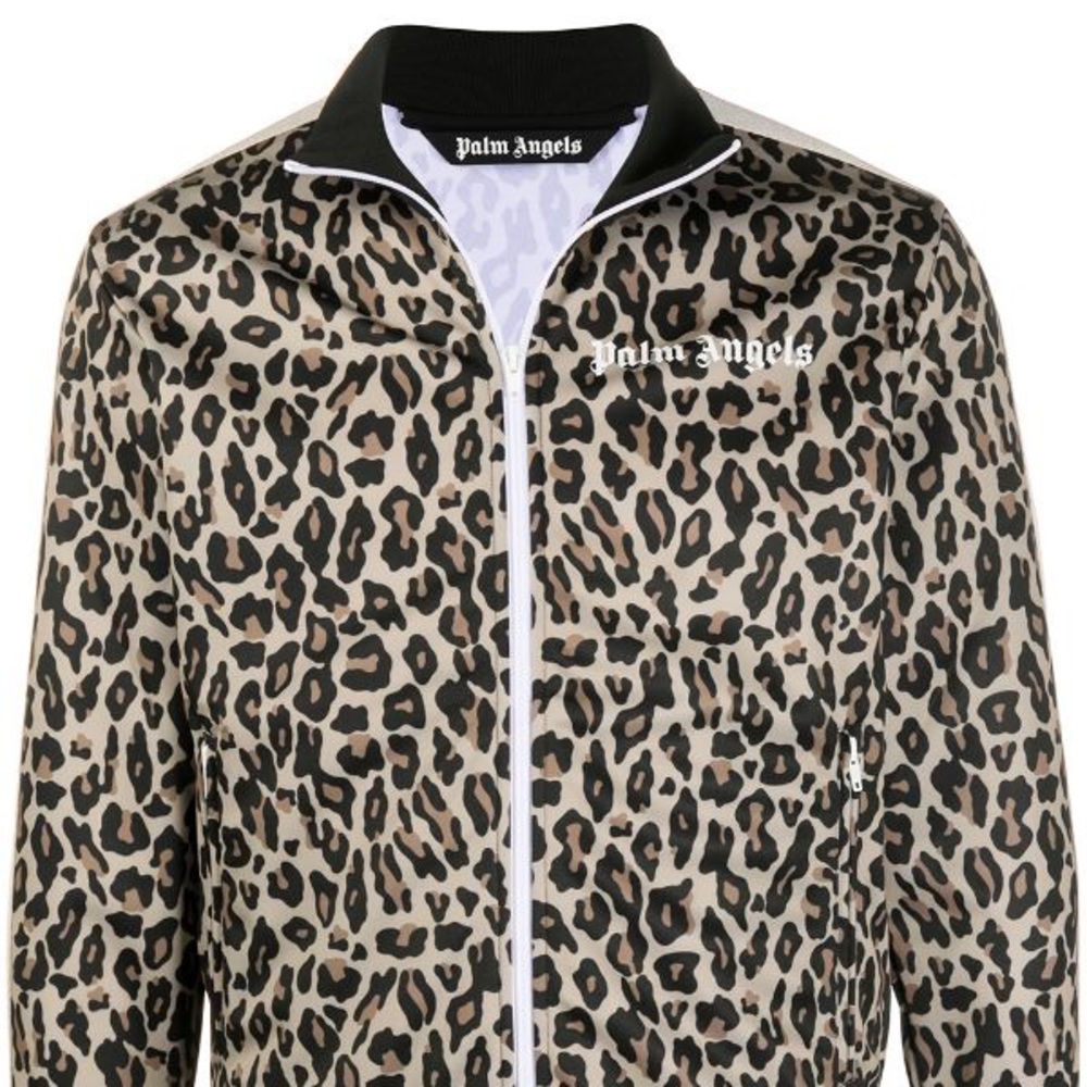 Palm Angels Leopard Track Jacket